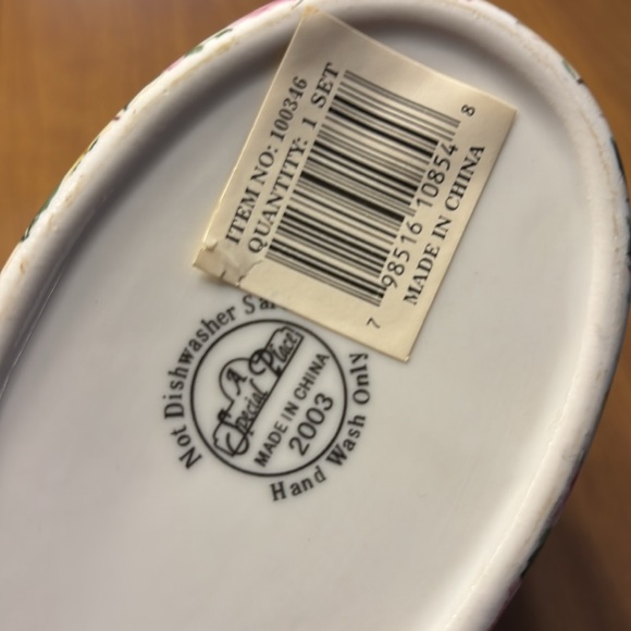 Ceramic flower purse - Picture 3 of 3